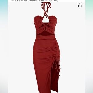 ZAFUL Sleeveless Dress Midi Halter Dresses